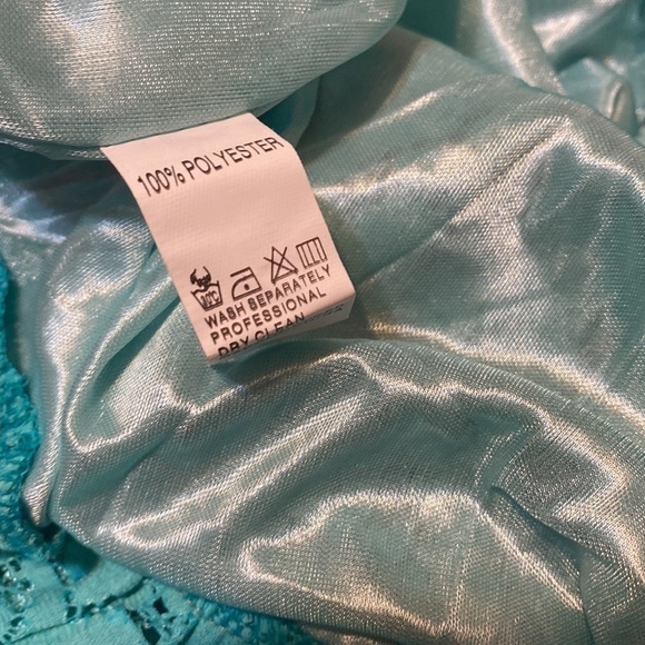 ✨NEW✨ mint green lace tunic length top - Picture 6 of 6